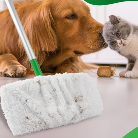 Reusable Microfiber Mop Pad Refills for Floor Cleaning, Washable Wet and Dry Replacement Pads for Household Use