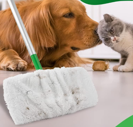 Reusable Microfiber Mop Pad Refills for Floor Cleaning, Washable Wet and Dry Replacement Pads for Household Use